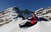 Monti Avaro e Foppa ad anello con neve dai Piani il 19 febbraio 2017 - FOTOGALLERY